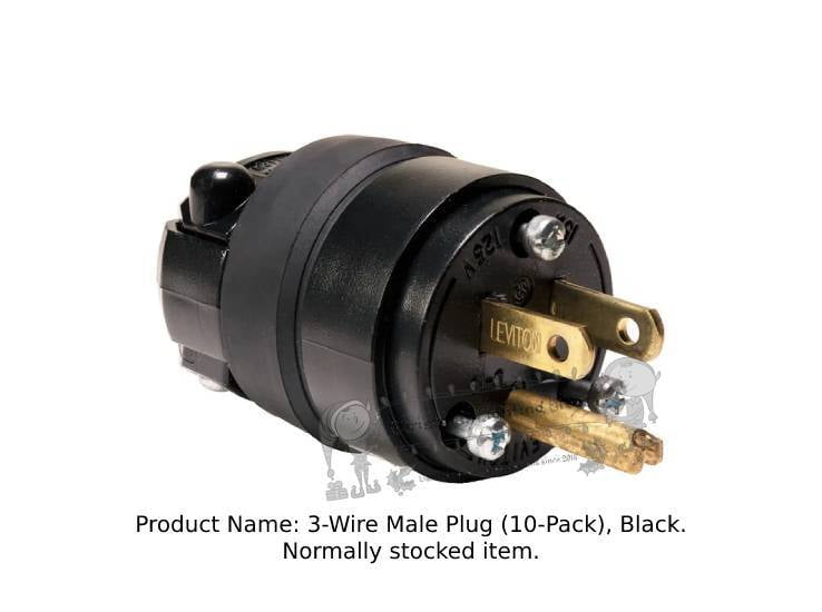 3 Wire Male Plug