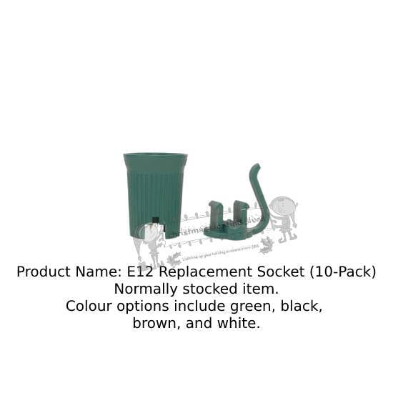 E12 Replacement Socket 10 Pack