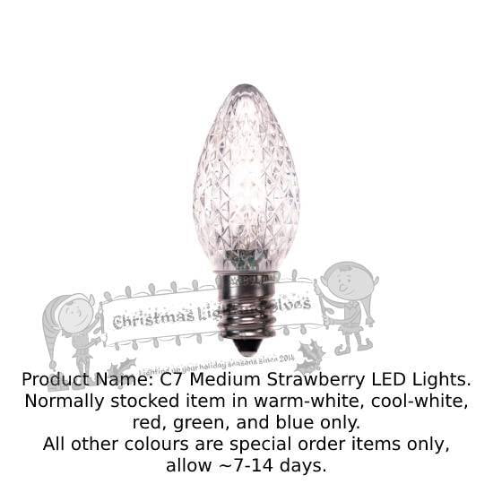 C7 Medium Strawberry LED Light