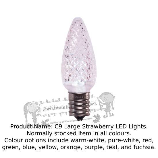 C9 Large Strawberry LED Light