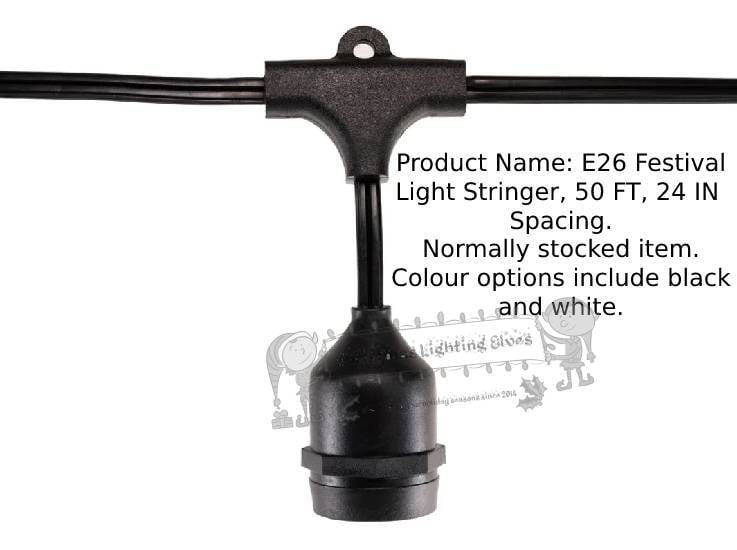 E26 Festival Light Stringer