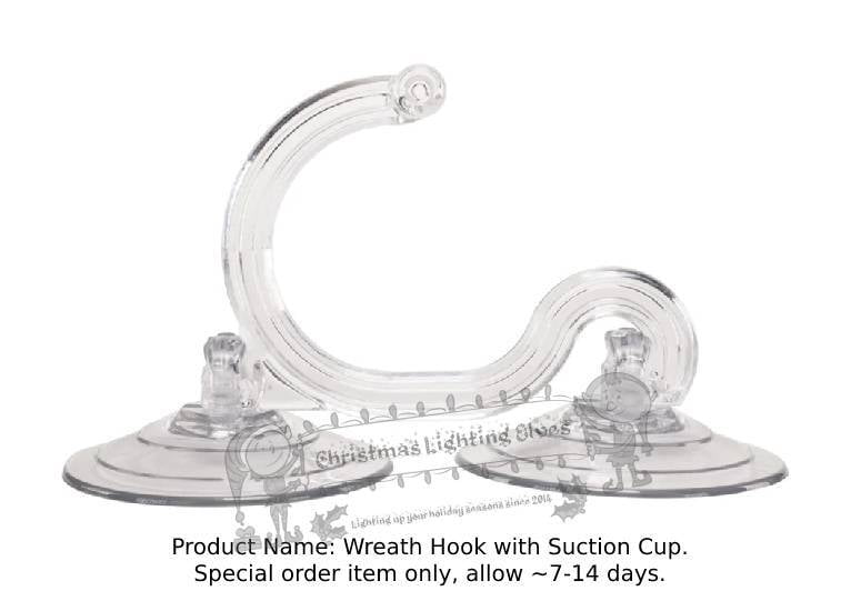 Wreath Hook with Suction Cup
